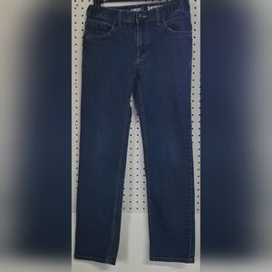 Hawk Boys Skinny Blue Jeans Adjustable  Sz 16 Skate Boarder 26x28